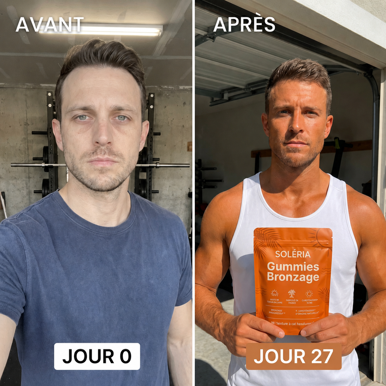SOLÉRIA™ – Gummies Autobronzants Naturels ☀️